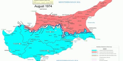 Kort over Cypern division