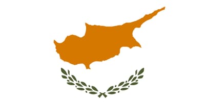 Kort over Cypern flag
