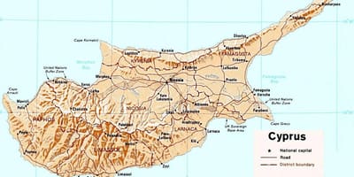 Paphos Cypern kort turist