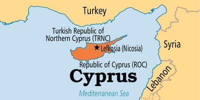 Republikken Cypern kort